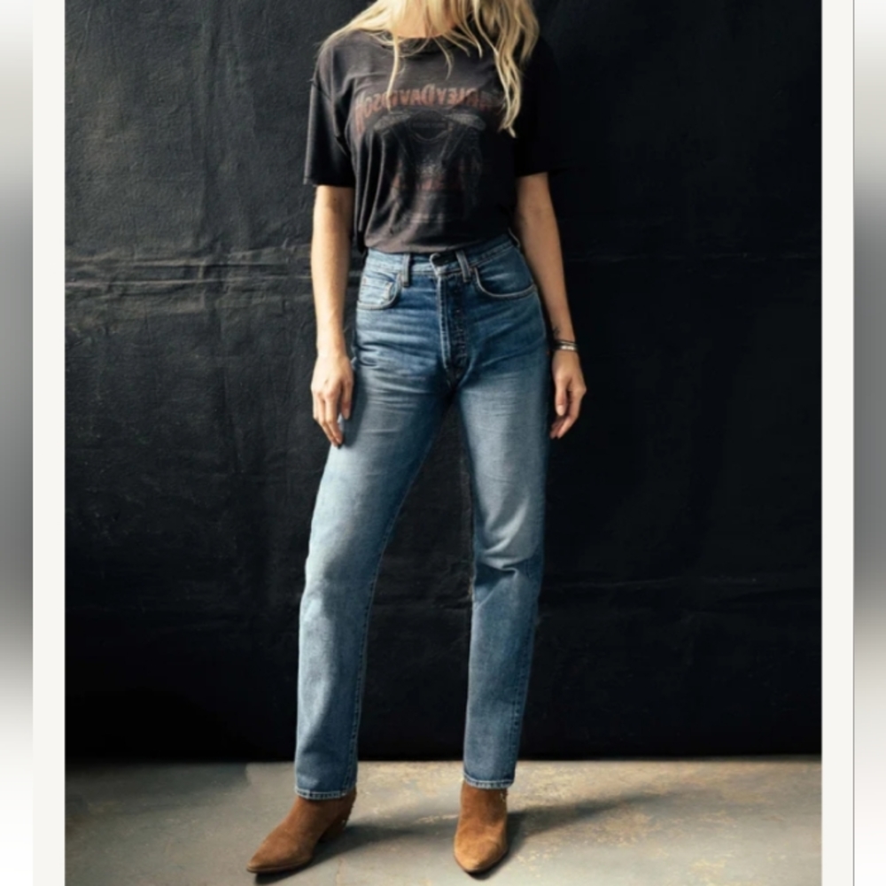 Imogene + Willie Harper Vidalia Mills Selvage Denim Jeans 34